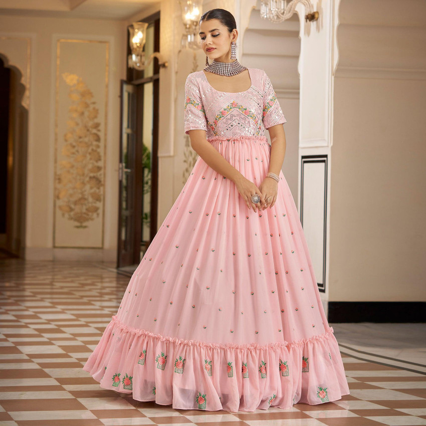 Peachmode anarkali gowns store