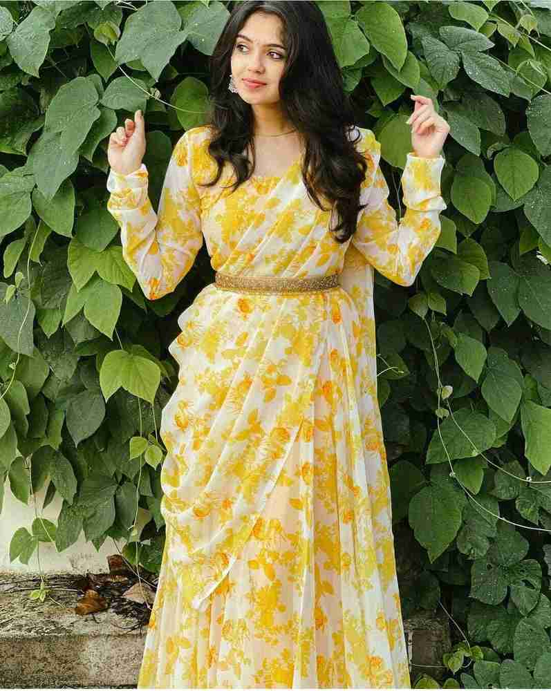 Jay Gopal Tex Flared A line Gown Price in India Buy Jay Gopal