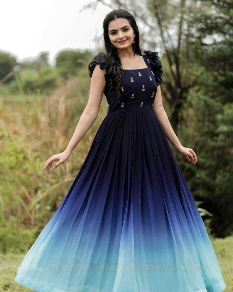 BIPIN ENTERPRISE Anarkali Gown Price in India  Buy BIPIN ENTERPRISE Anarkali  Gown online at Flipkartcom  VIBRANT CONTEST