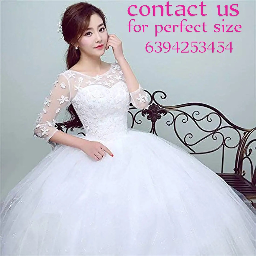 flipkart white wedding gowns