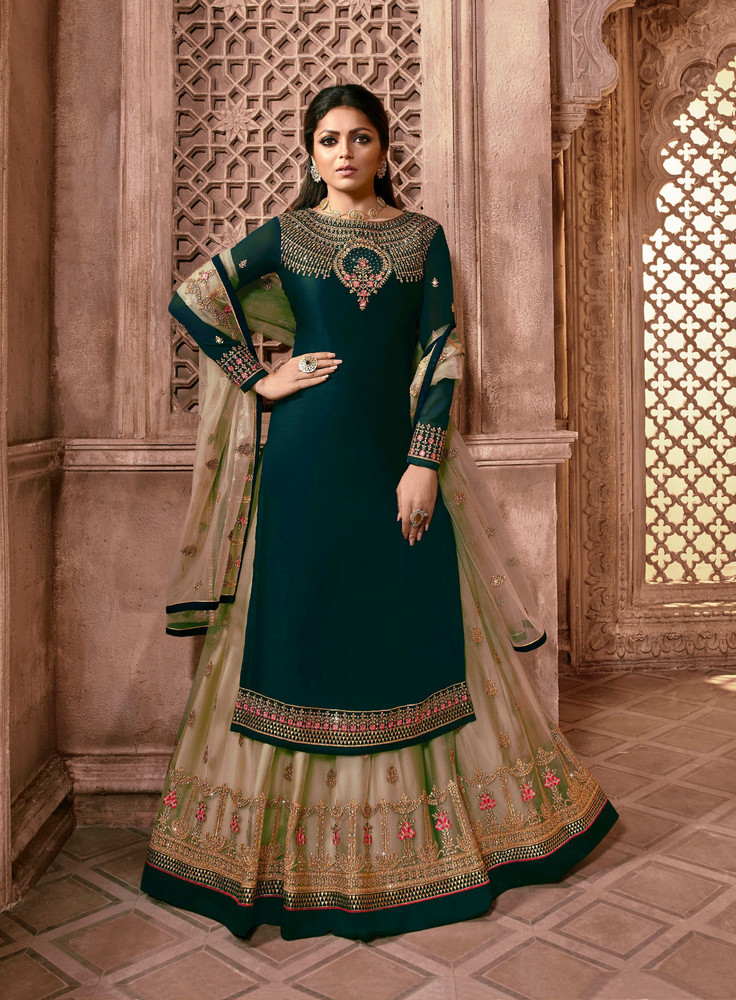 Ethnic yard anarkali gown shop