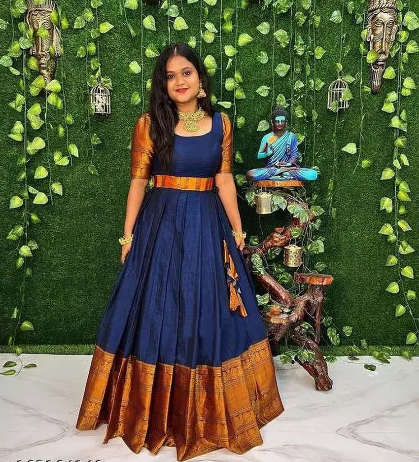 Flared gowns flipkart clearance