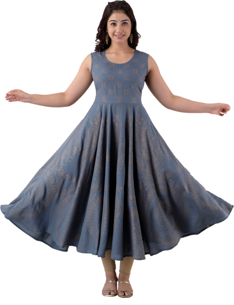 Simple anarkali online dress in flipkart