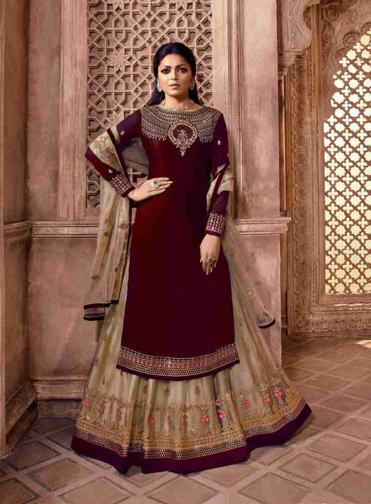 Ethnic Yard Anarkali Gown Price in India Buy Ethnic Yard Anarkali Gown online at Flipkart