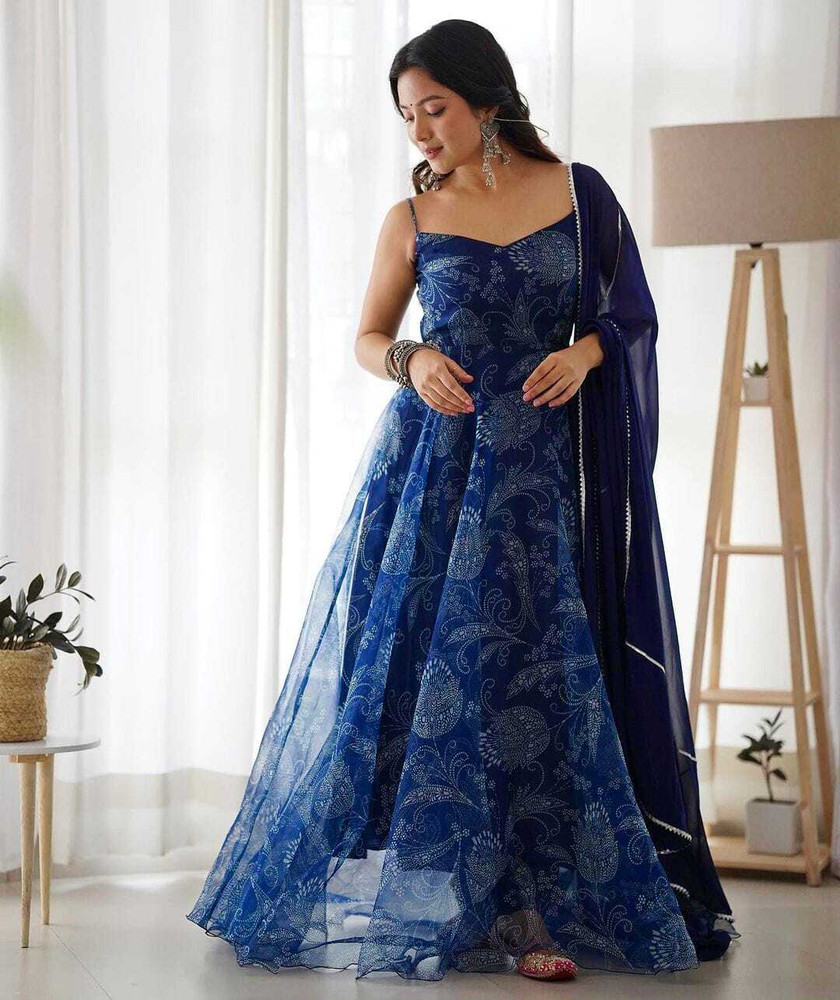 Flipkart silk gown sale