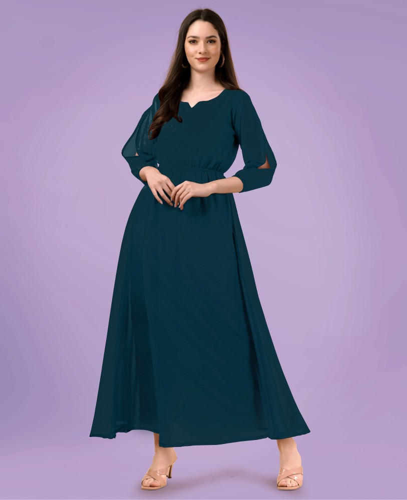 Flipkart online shopping long frocks best sale