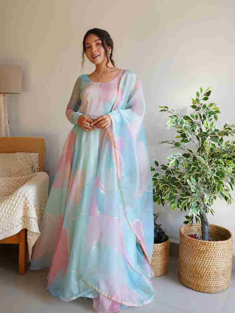 Long frock 2024 suit flipkart