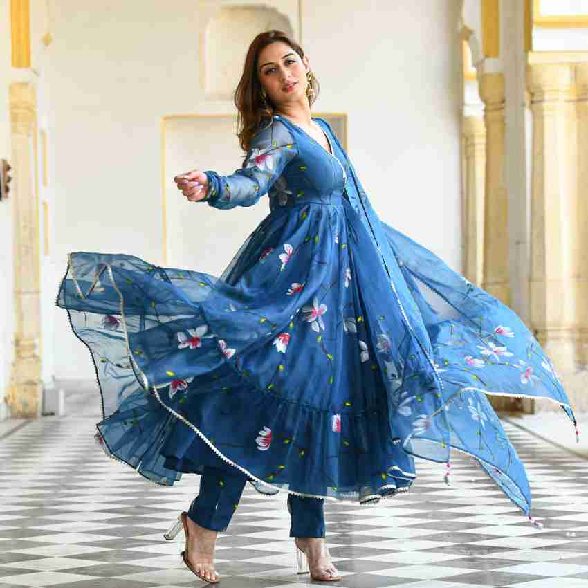 ZINZRAA Anarkali Gown Price in India Buy ZINZRAA Anarkali Gown