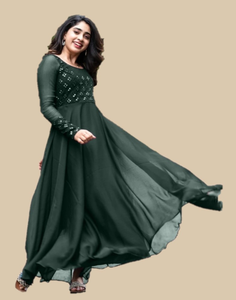 Anarkali gown shop on flipkart