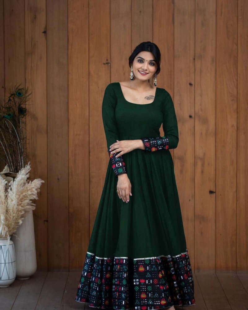 Anarkali long sale dress flipkart