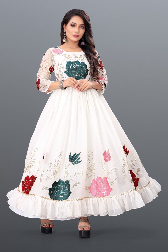 NIVUS CLOTHING Anarkali Gown Price in India - Buy NIVUS CLOTHING