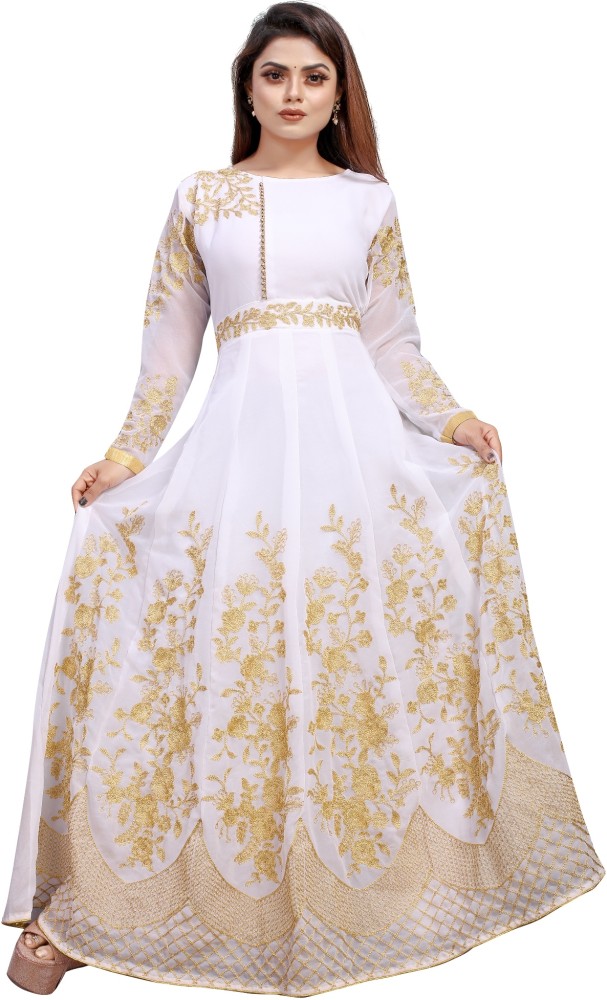 Motka Women Gown Multicolor Dress  Buy Motka Women Gown Multicolor Dress  Online at Best Prices in India  Flipkartcom