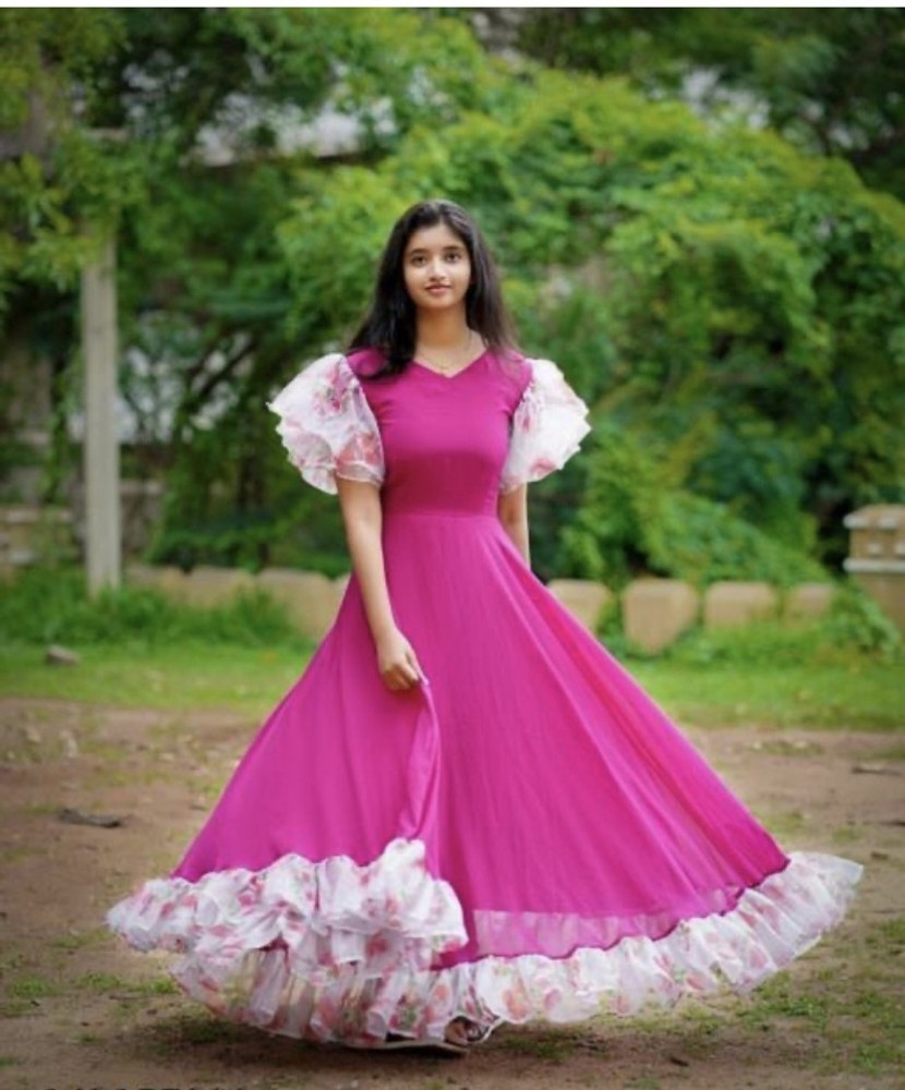 Short anarkali deals dresses flipkart