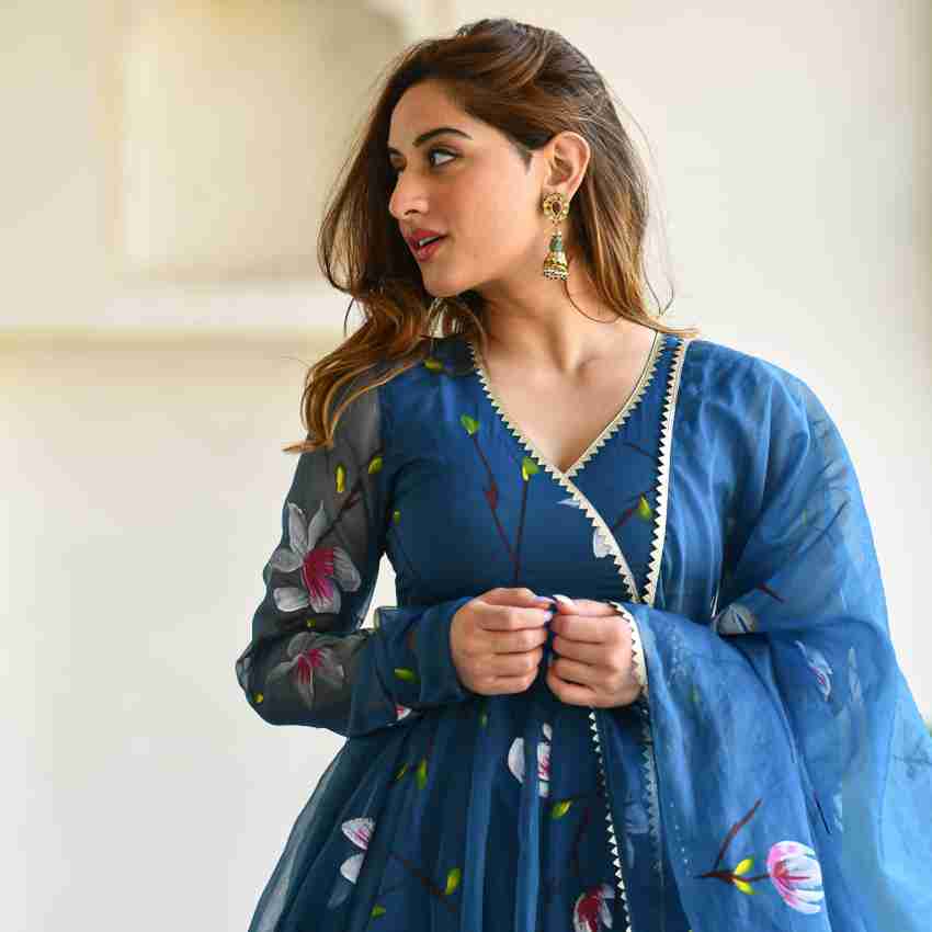 ZINZRAA Anarkali Gown Price in India Buy ZINZRAA Anarkali Gown online at Flipkart