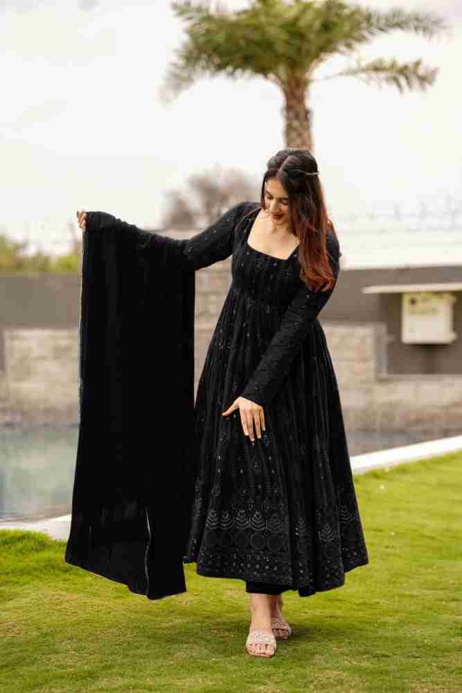 Trilok Fab Anarkali Gown Price in India Buy Trilok Fab Anarkali Gown online at Flipkart