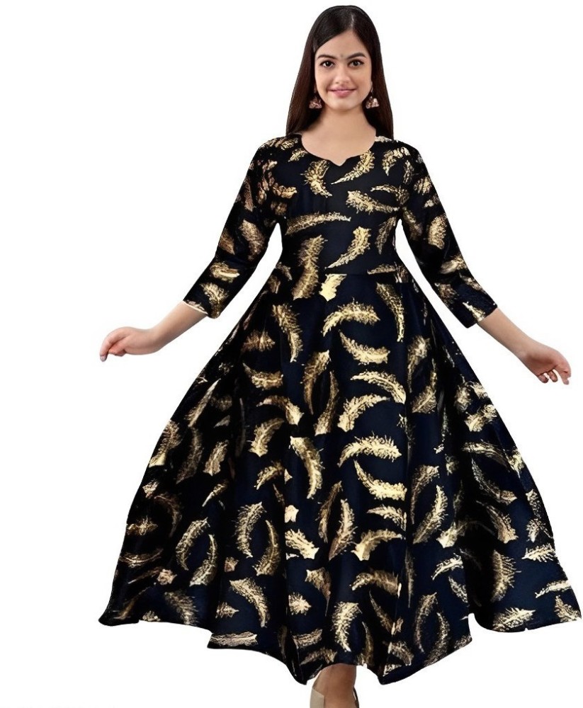 Flared hot sale gowns flipkart