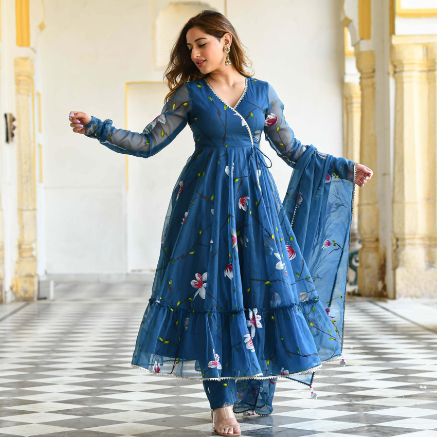 ZINZRAA Anarkali Gown Price in India Buy ZINZRAA Anarkali Gown