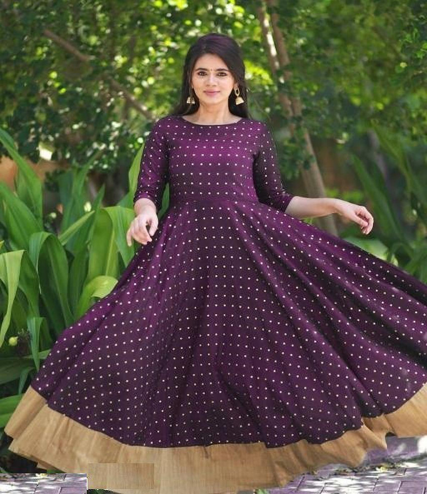 Anarkali gown discount in flipkart