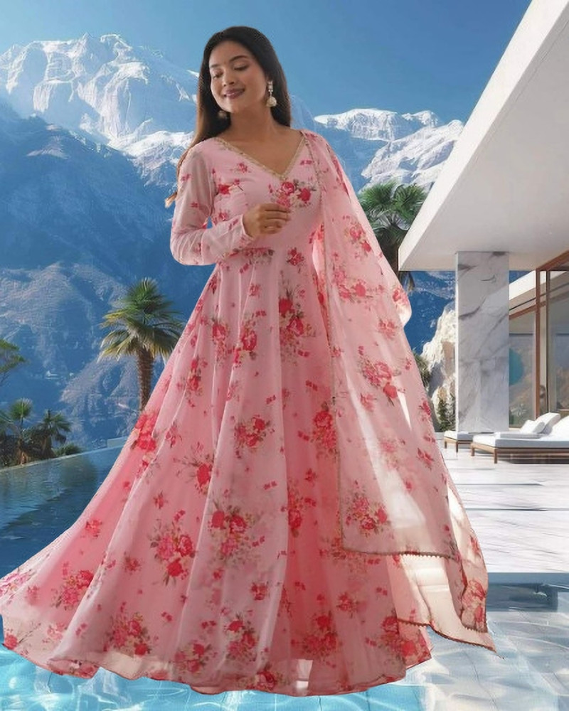 Anarkali dresses flipkart with price on sale