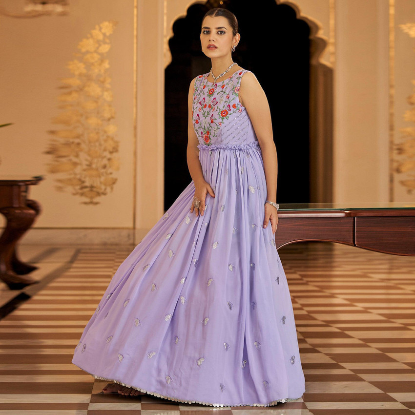 Peachmode anarkali gowns hotsell