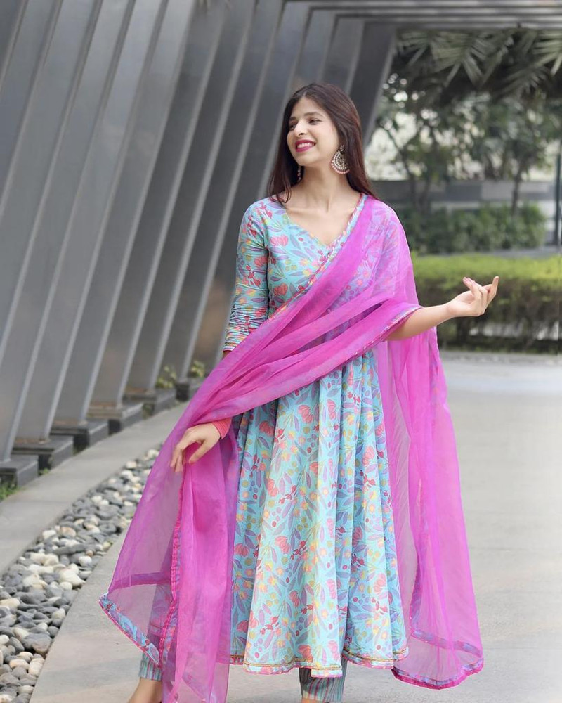 SNAPPY FASHION Anarkali Gown Price in India Buy SNAPPY FASHION