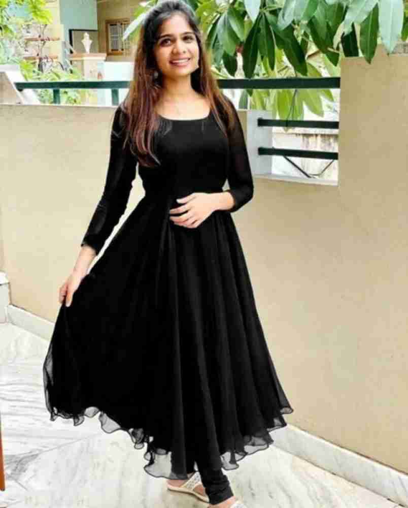 Plain black umbrella sales dress