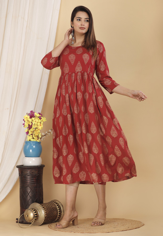 Short anarkali 2025 dresses flipkart