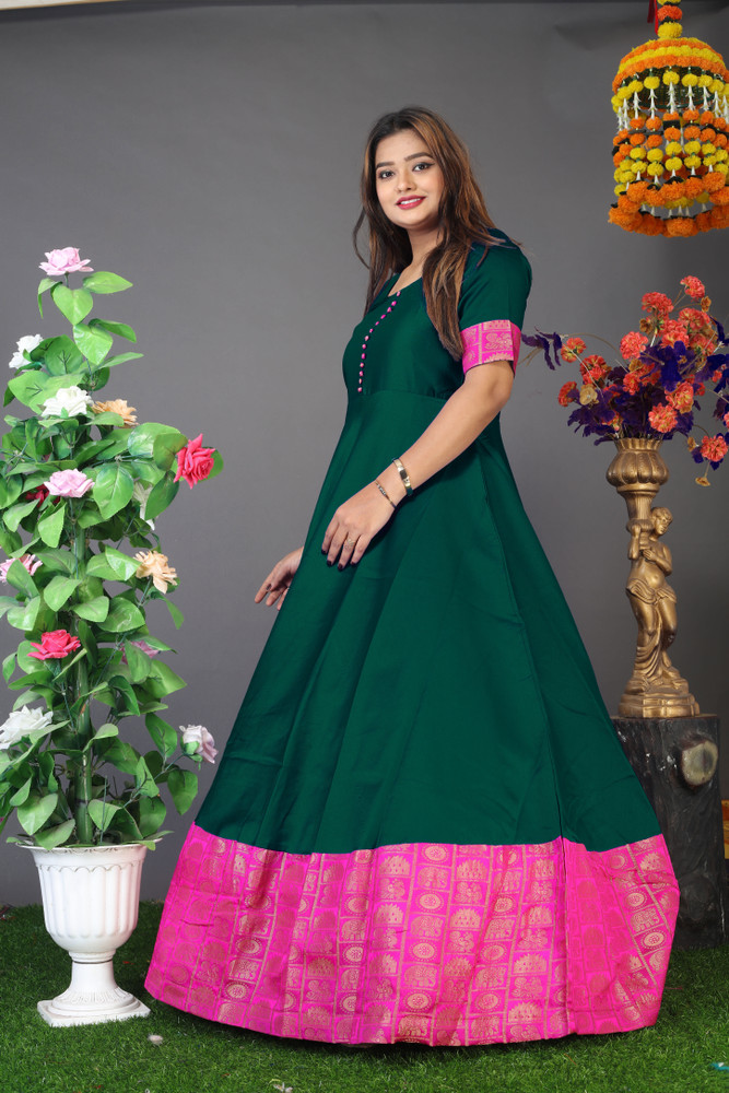 Short anarkali dresses top flipkart