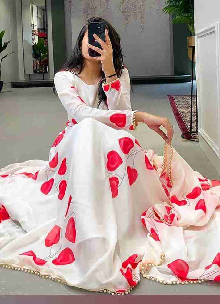 White gown for women hotsell