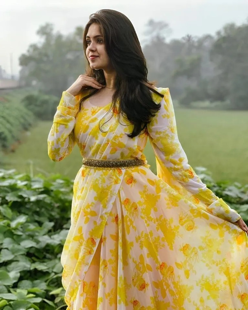 Anarkali long sales dress flipkart
