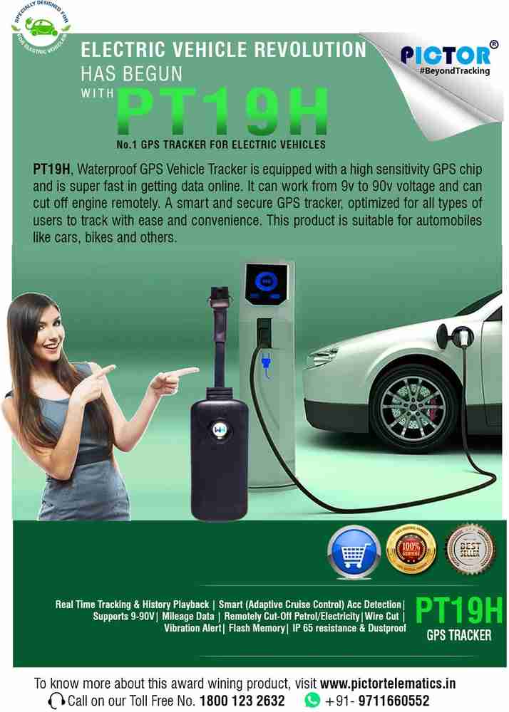 Pictor Telematics PT19H Best GPS tracker for all Vehicles GPS