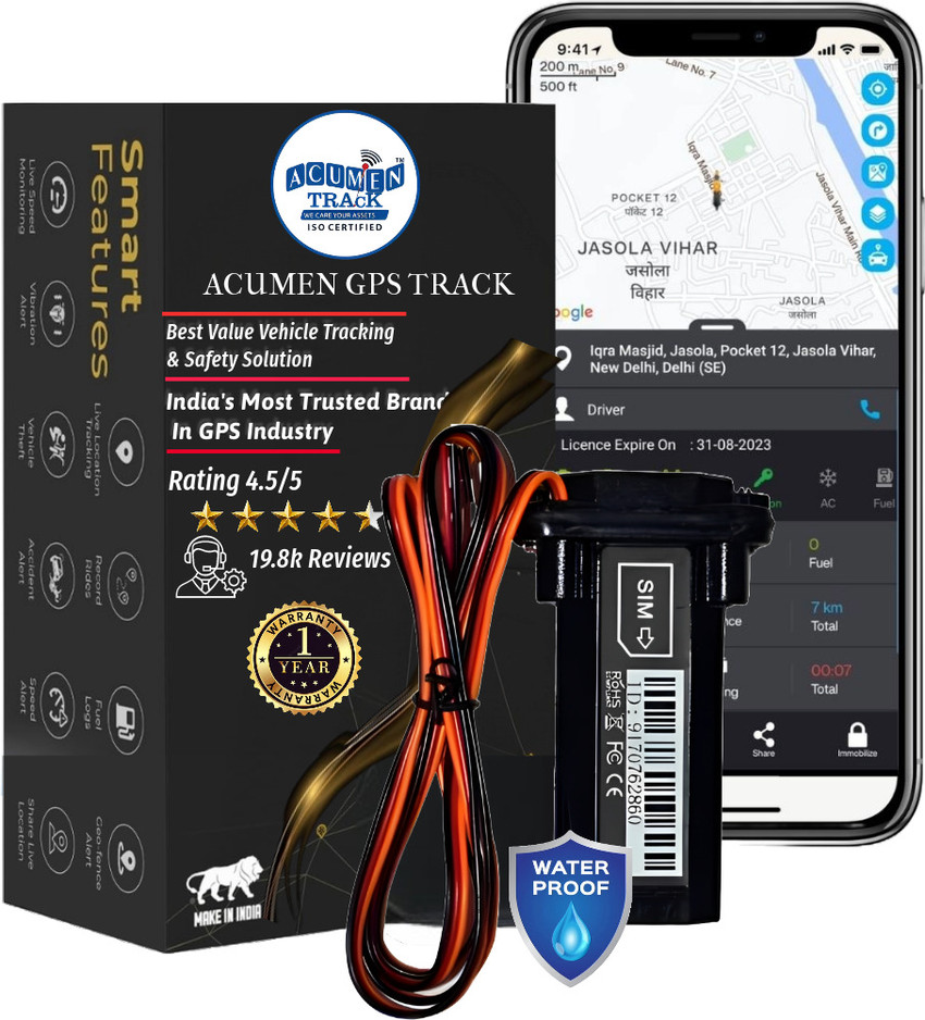 Acumen Traders ST 901 Water Proof Inbuilt Battery GPS Tracker