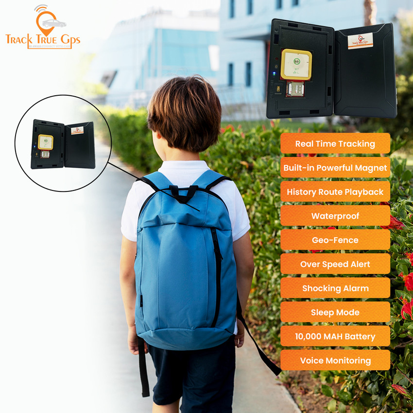 TRACKTRUE X6 Wireless Magnetic GPS Tracker With secret voice monitoring kids school bag GPS Device Price in India Buy TRACKTRUE X6 Wireless Magnetic GPS Tracker With secret voice monitoring