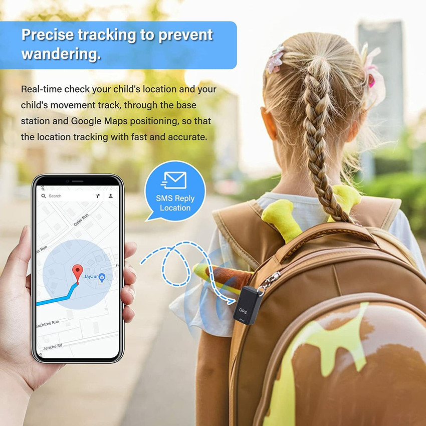 Gps child locator outlet
