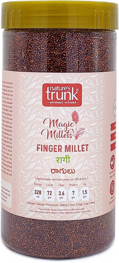 Nature s Trunk Unpolished Nutritious Finger Millets Ragi