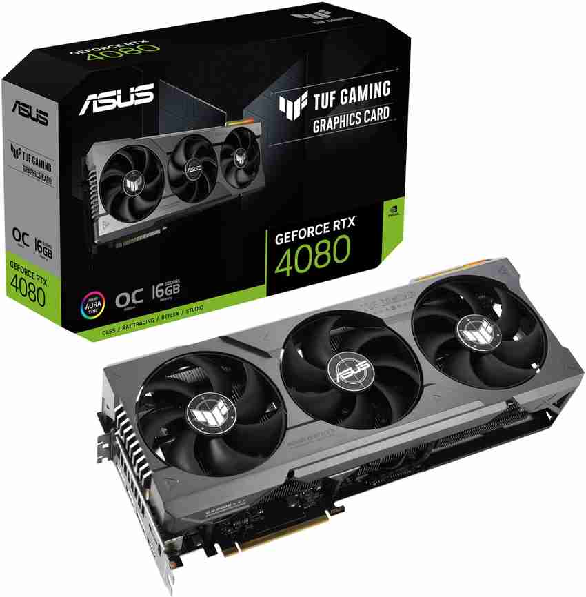 ASUS NVIDIA TUF Gaming GeForce RTX 4080 16GB GDDR6X Graphics Card OC Edition 16 GB GDDR6X Graphics Card ASUS Flipkart