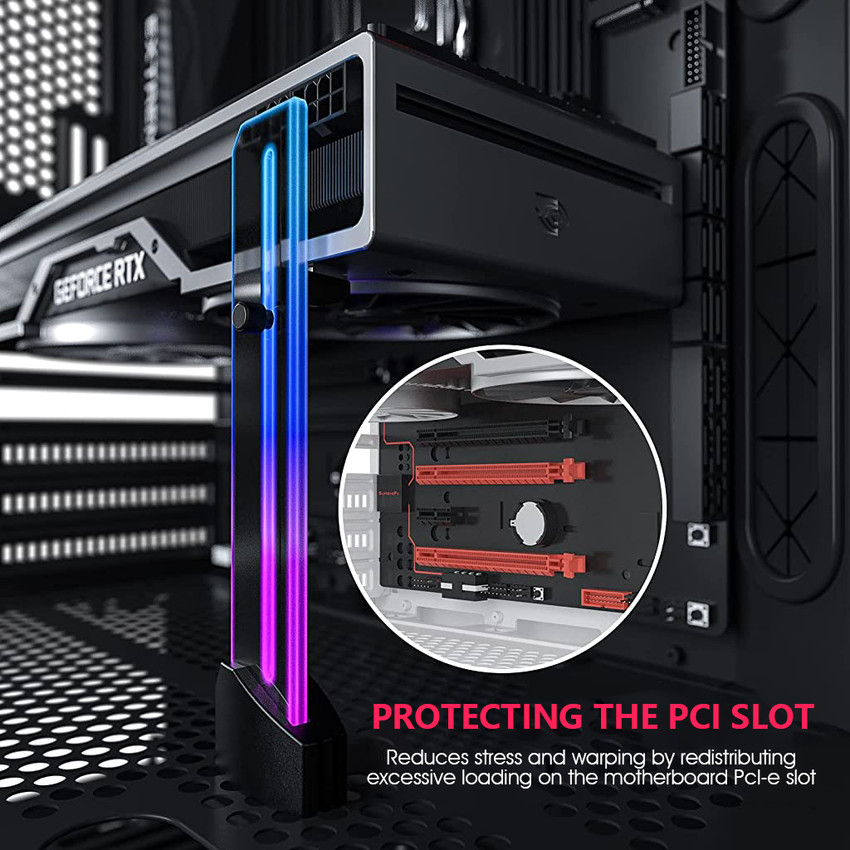 Graphic card sag top