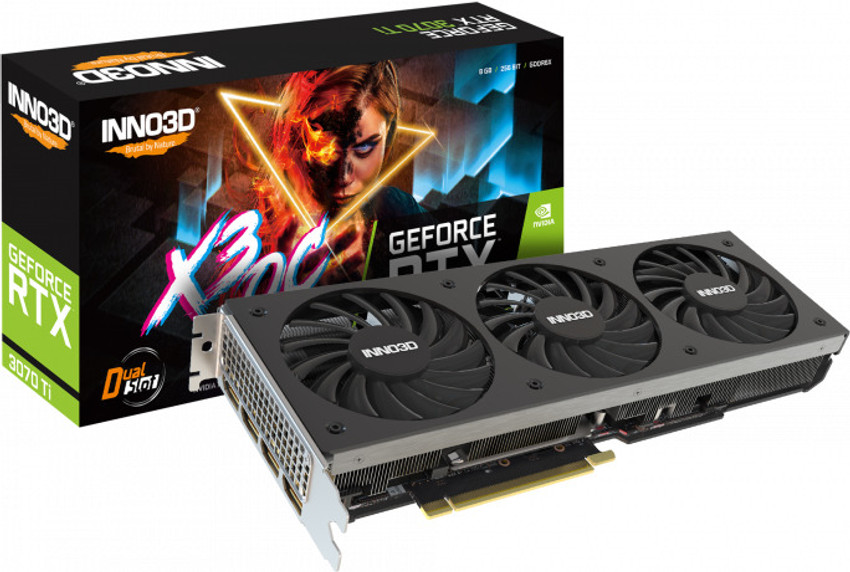 Inno3D NVIDIA GEFORCE RTX 3070 Ti X3 OC 8 GB GDDR6X Graphics Card