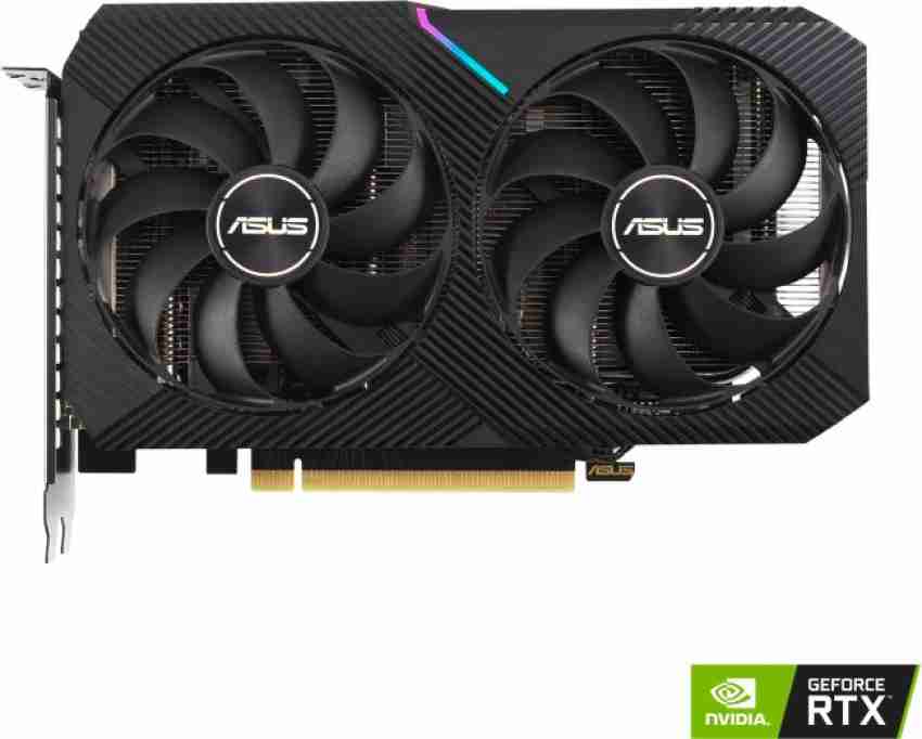 ASUS NVIDIA DUAL-RTX3060-O12G-V2 12 GB GDDR6 Graphics Card - ASUS