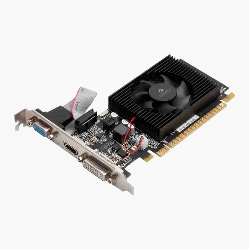 ZEB NVIDIA ZEBRONICS GT730 4GD3 Graphic Card with Heatsink and Fan