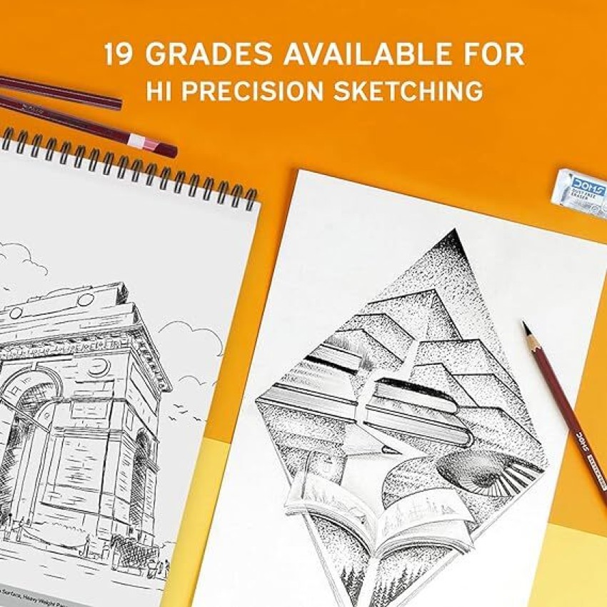 DOMS Drawing & Sketching- Grade 6B Pencil Price in India - Buy DOMS Drawing  & Sketching- Grade 6B Pencil online at