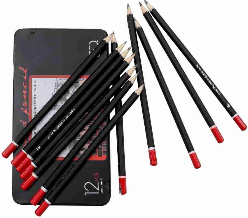 Kurtzy Artist Pencil for Sketching Drawing Art B 2B 3B 4B 5B 6B 7B