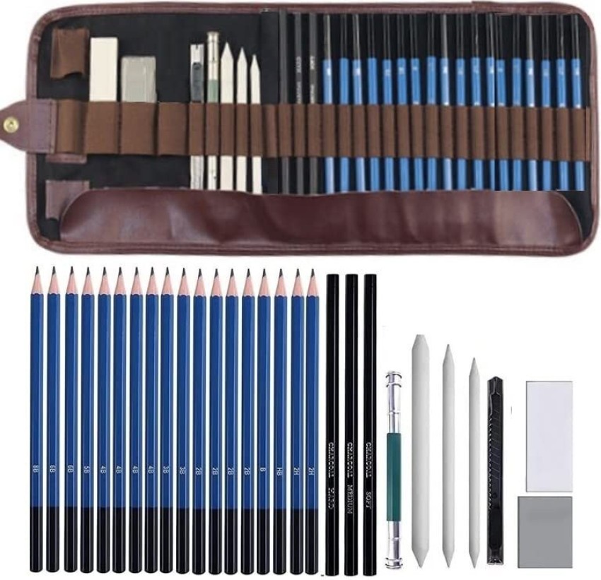 Wynhard 47 Pieces Drawing Pencils Sketching Kit Drawing Kit Art Pencil Set  Professional Sketch Kit for