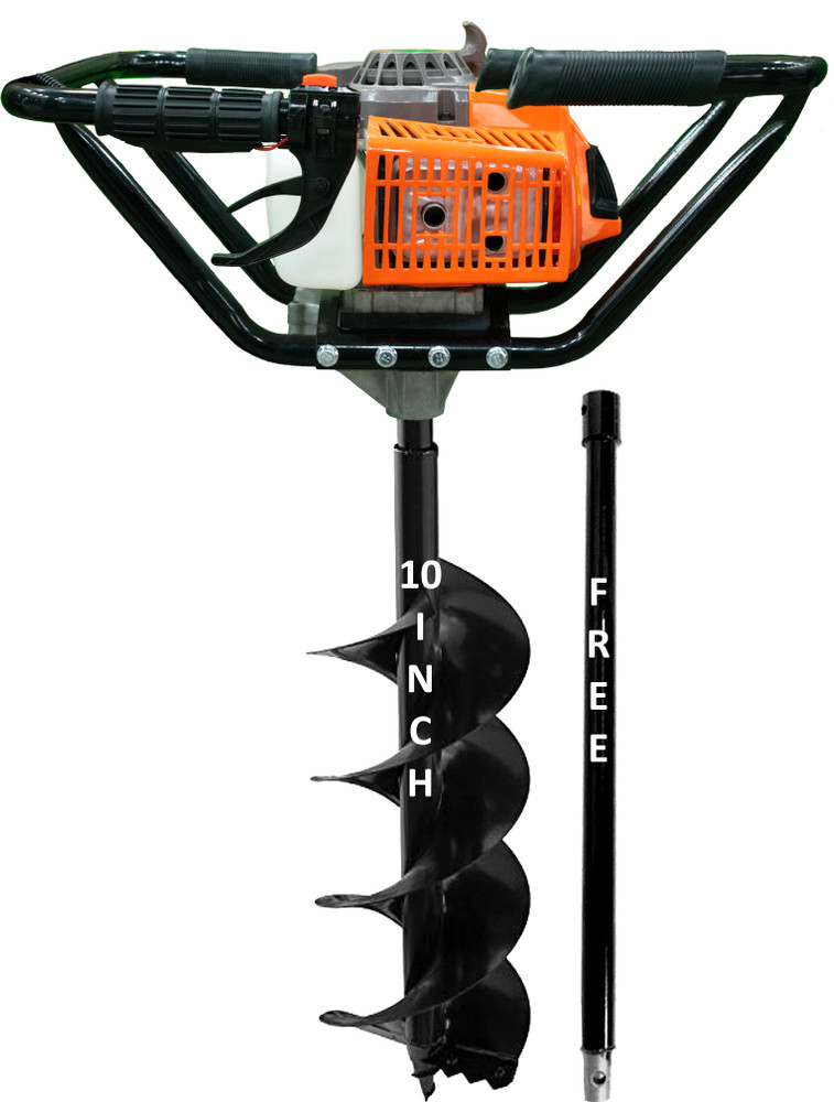 Battery shop drill auger