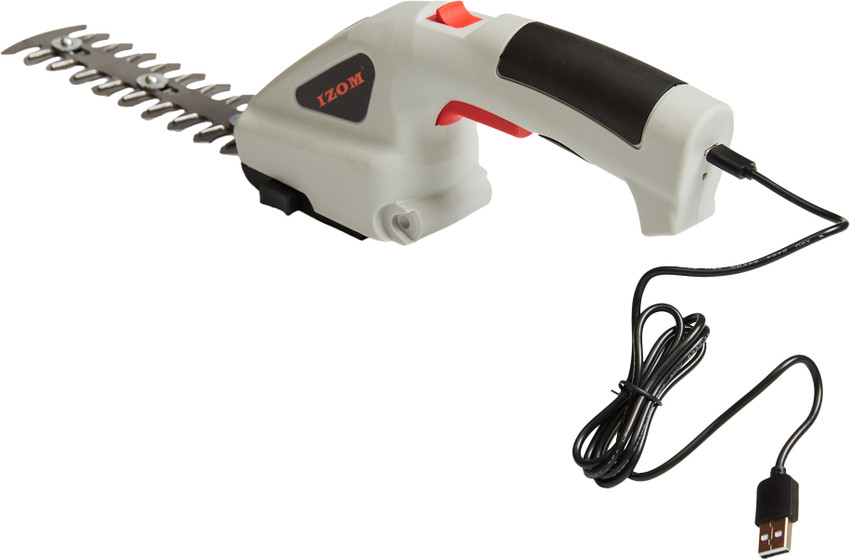 Cordless mini sales hedge trimmer