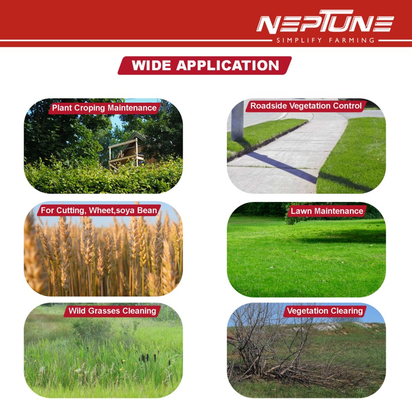 Neptune grass cutting discount machine