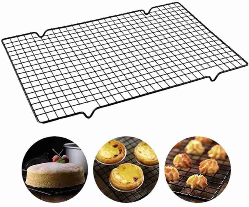 Baking Cooling Rack Metal Grill Wire for Cookies Drying Food Grade  Non-Stick Coating Carbon Steel