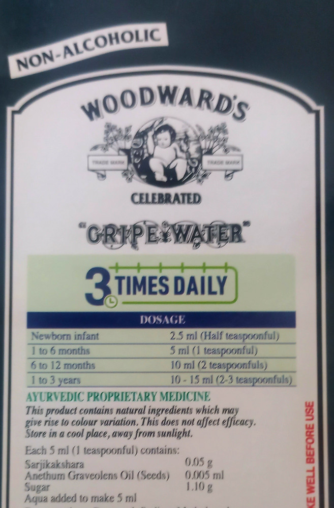 Gripe Water Ingredients () Gripe Water Ingredients