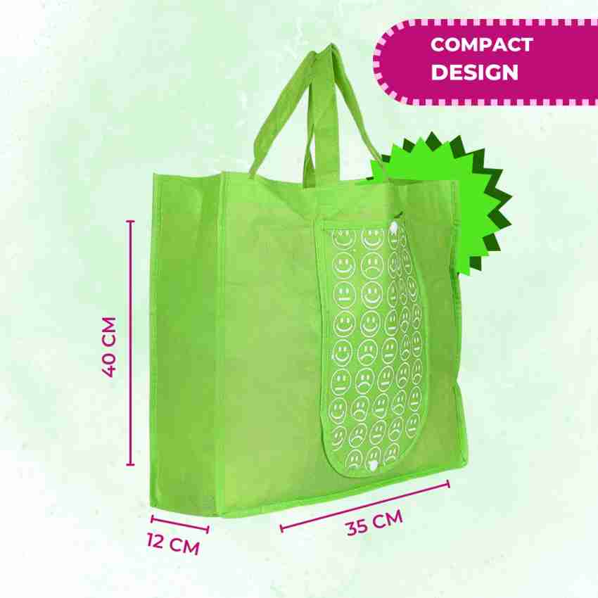 HOMIDEA Reusable Foldable Grocery Shopping Bags Set of 4