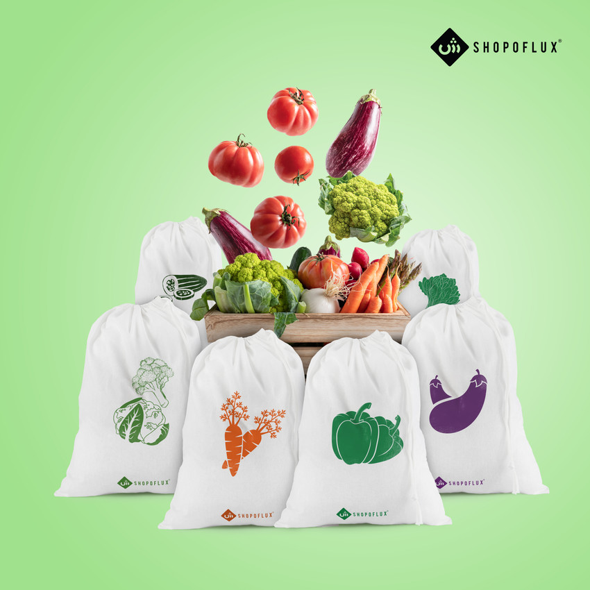 Vegetable bags top for fridge